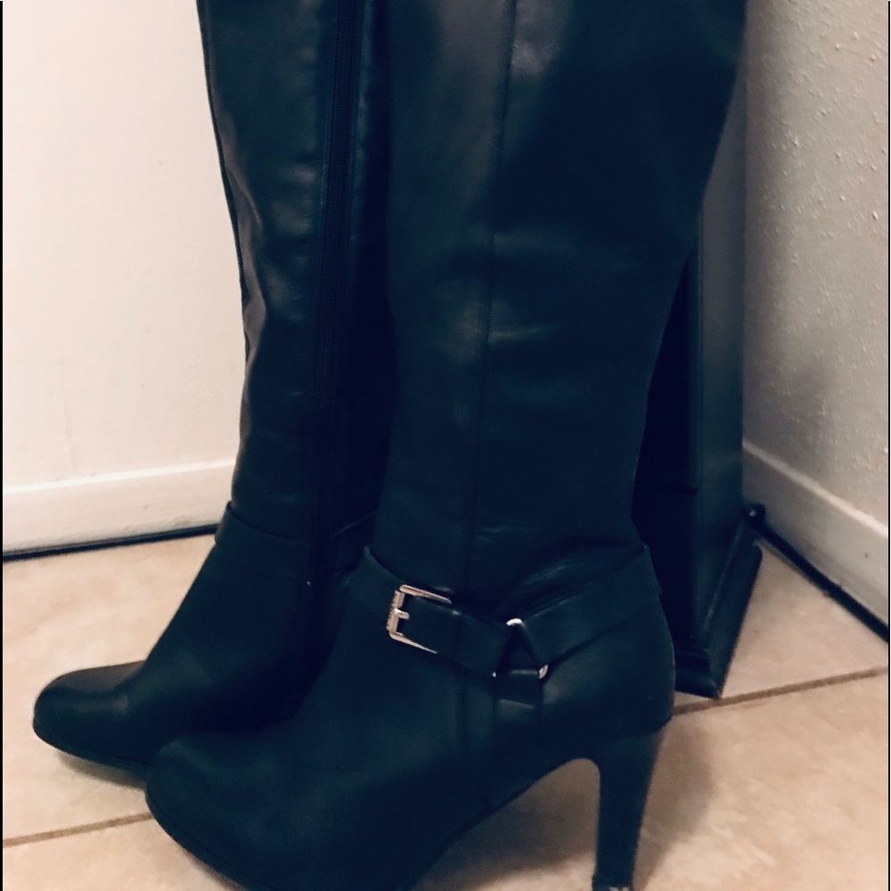 Ralph Lauren Black leather Boots